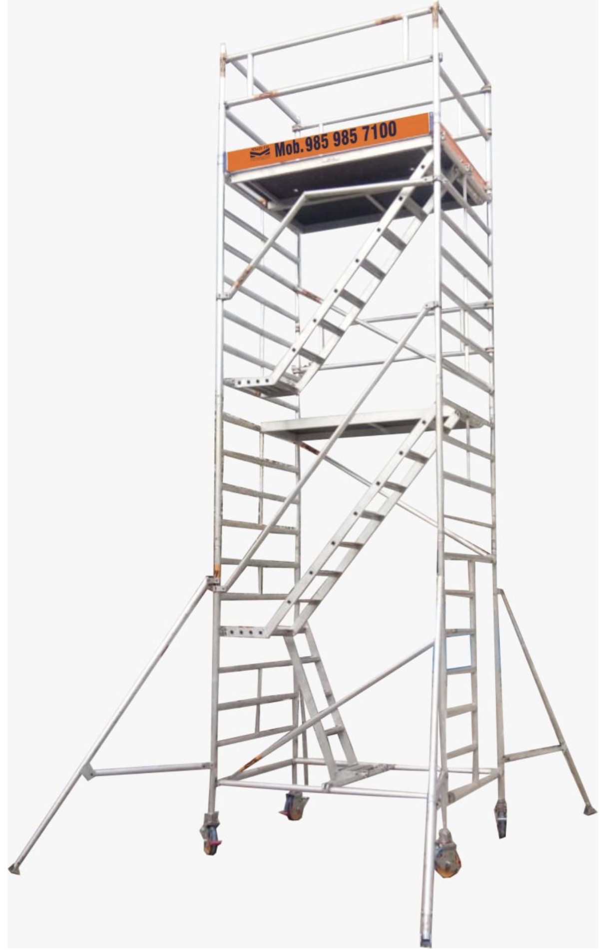 Aluminium rolling tower